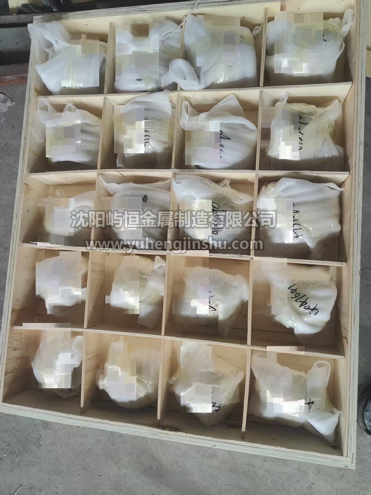 球铰衬套成品木箱包装 实拍